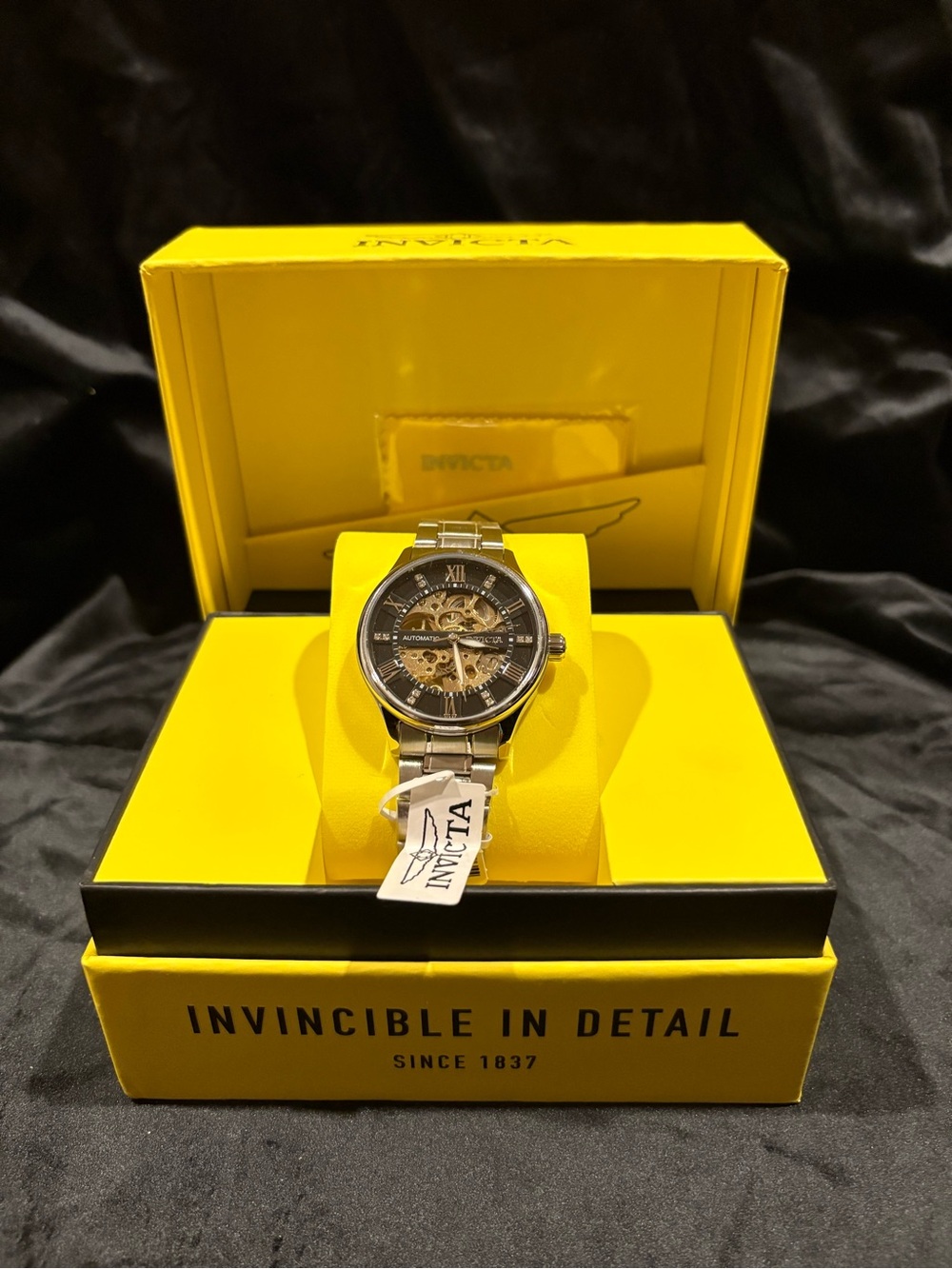 69118 - Invicta Objet D Art Automatic Men's Watch w/ Skeleton Dial - 40mm, Silve